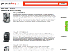 Tablet Screenshot of delonghi.porovnani-ceny.cz