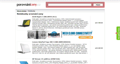 Desktop Screenshot of notebooky.porovnani-ceny.cz