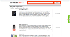 Desktop Screenshot of mobilni-telefony.porovnani-ceny.cz