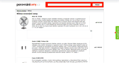 Desktop Screenshot of klima.porovnani-ceny.cz