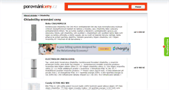 Desktop Screenshot of chladnicky.porovnani-ceny.cz