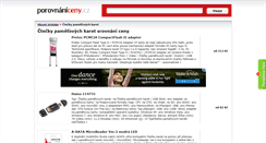 Desktop Screenshot of ctecky-pametovych-karet.porovnani-ceny.cz
