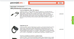 Desktop Screenshot of gps-prislusenstvi.porovnani-ceny.cz
