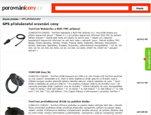 Tablet Screenshot of gps-prislusenstvi.porovnani-ceny.cz