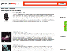 Tablet Screenshot of casualplay.porovnani-ceny.cz