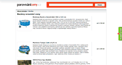 Desktop Screenshot of bazeny.porovnani-ceny.cz