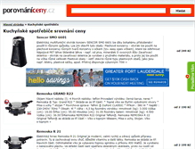 Tablet Screenshot of kuchynske-spotrebice.porovnani-ceny.cz