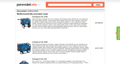 Desktop Screenshot of elektrocentraly.porovnani-ceny.cz
