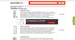 Desktop Screenshot of liebherr.porovnani-ceny.cz