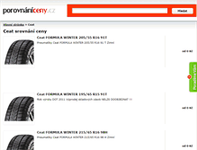 Tablet Screenshot of ceat.porovnani-ceny.cz